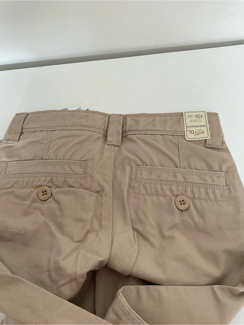 GAP Shield Kids Khaki Pants Size 10 Slim
